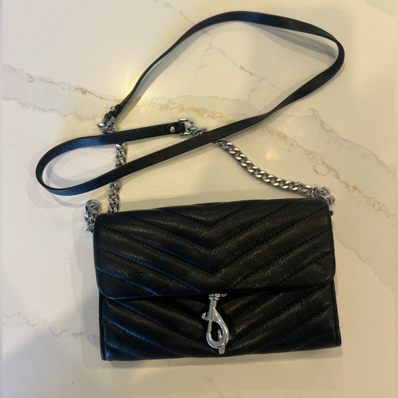 Rebecca Minkoff Leather Edie Wallet on Chain - Picture 3 of 6